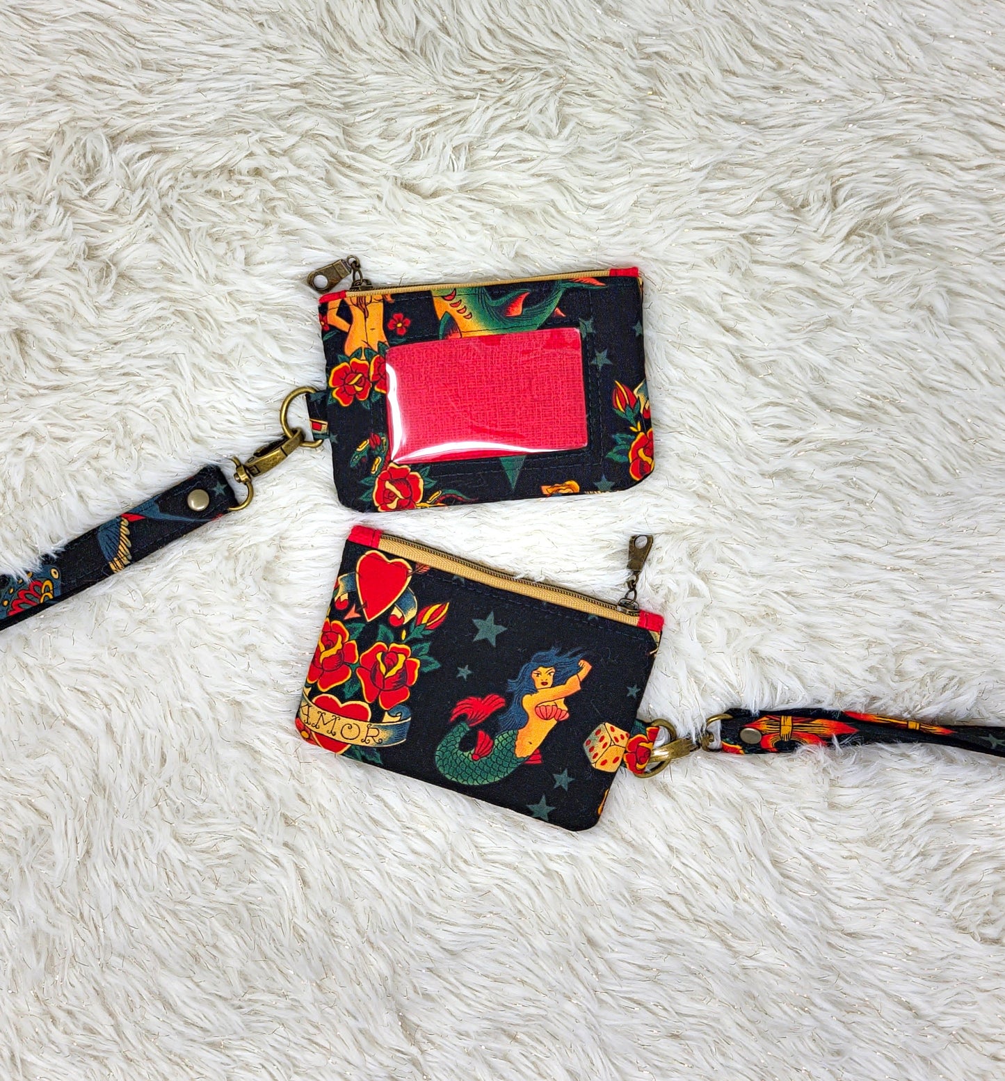 Vintage Tattoo Piper ID Wallet