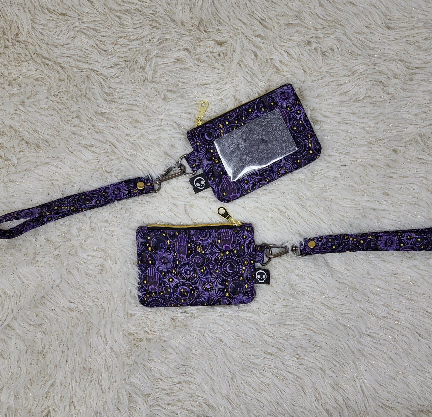 Purple Celestial Piper Id Wallet