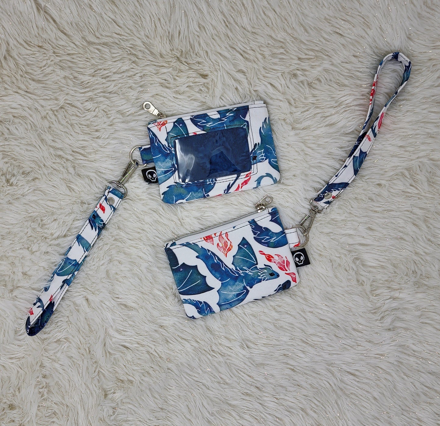 Watercolor Dragons Piper ID Wallet