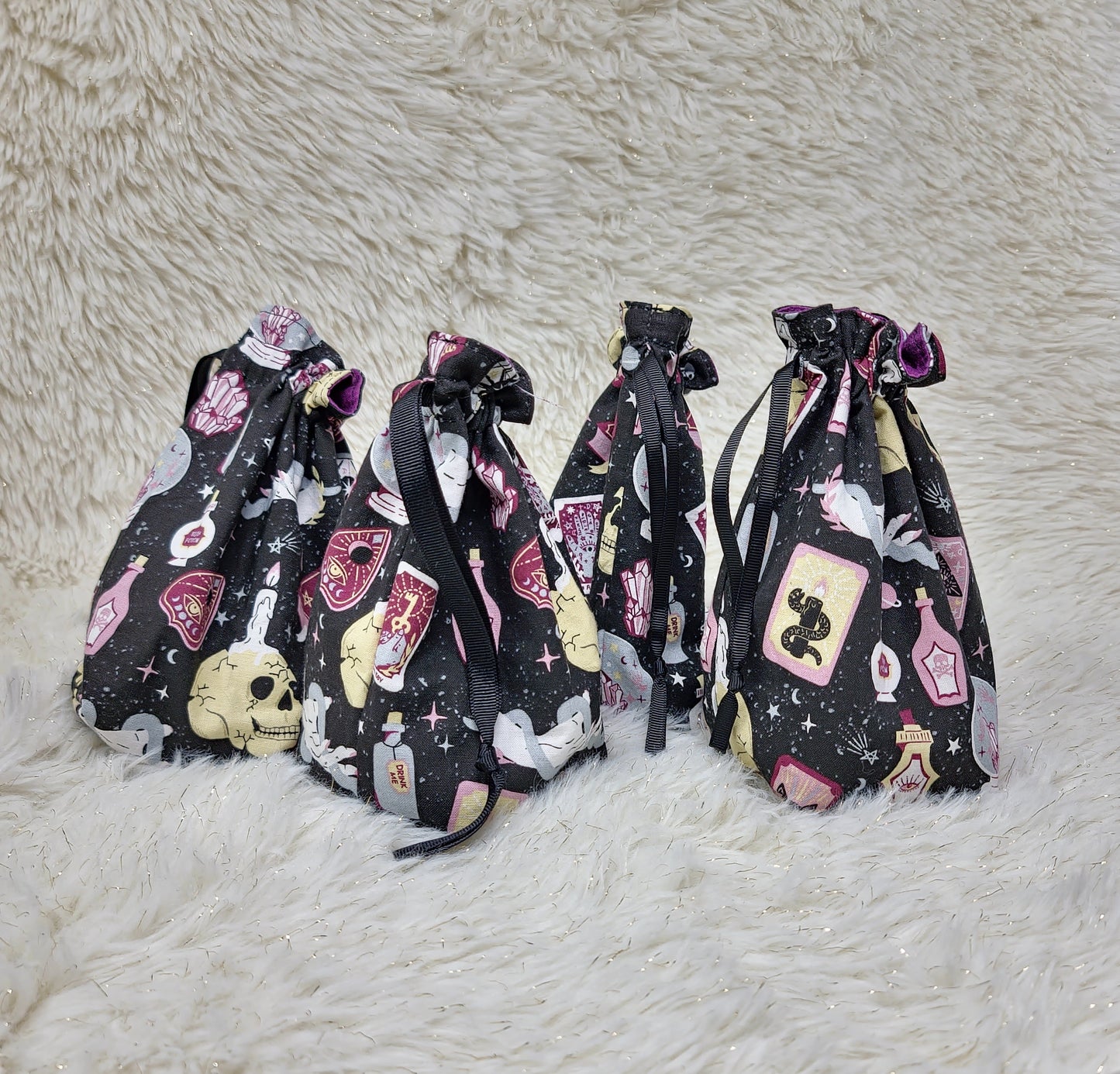 Cute Necromancy Dice Bag