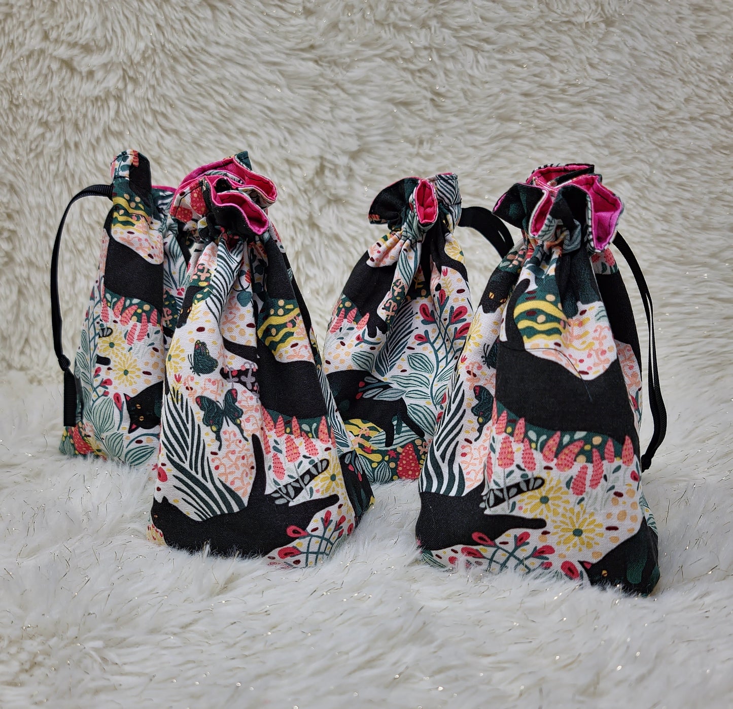 Black Cat Garden Dice Bag