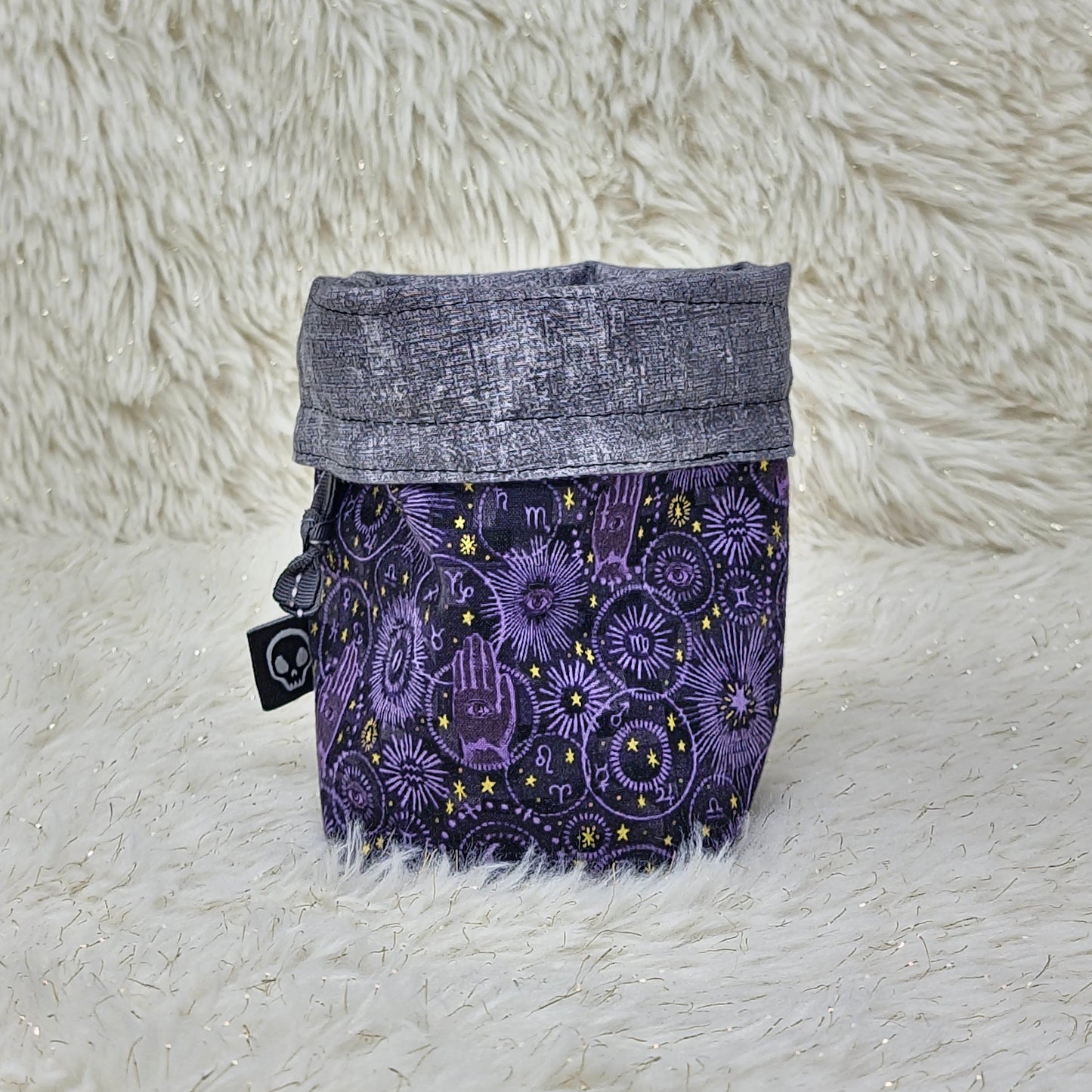Purple Celestial Dice Bag