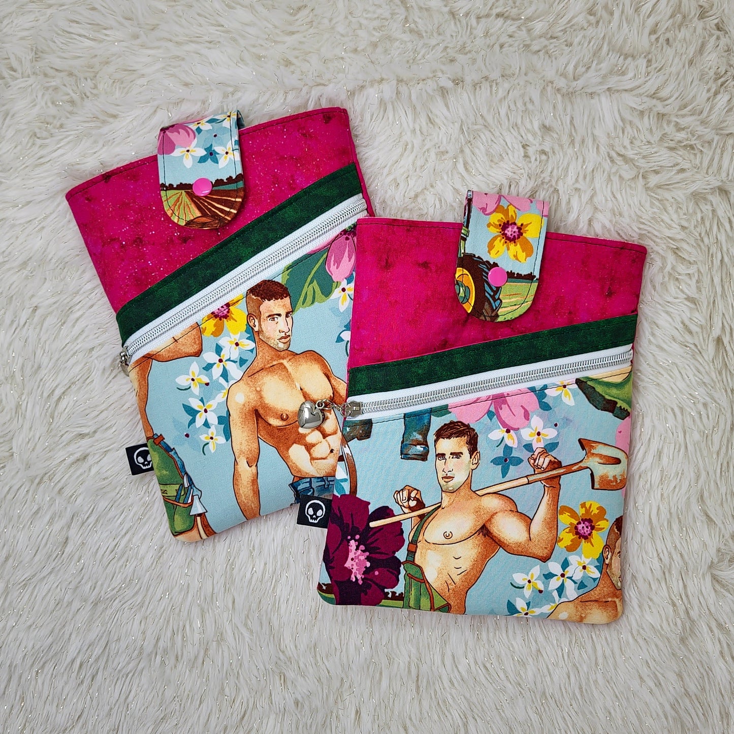 Gardening Pin-Up Boys Book Sleeve - Small