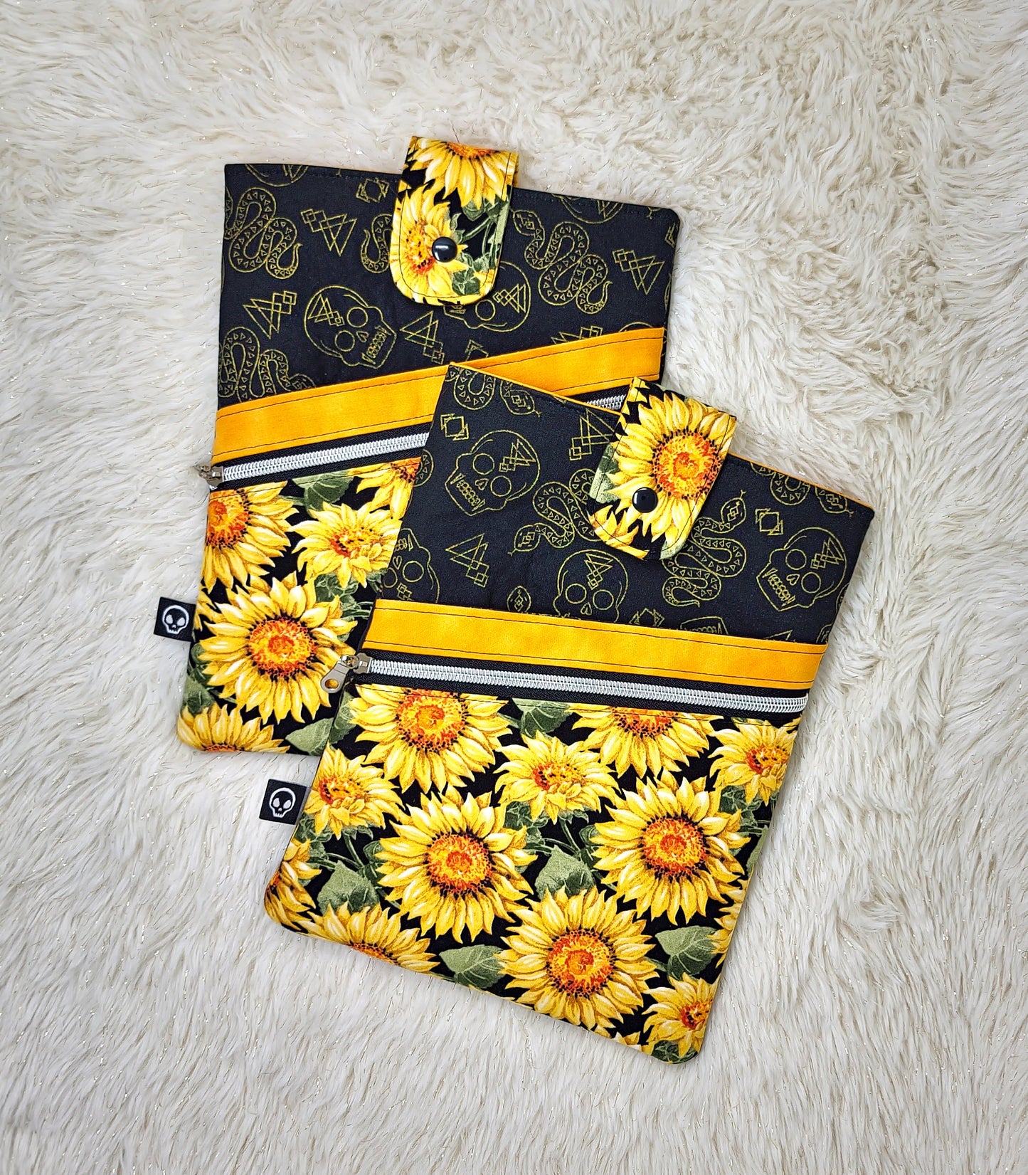 Sunflower Spells Book Sleeve - Large Size