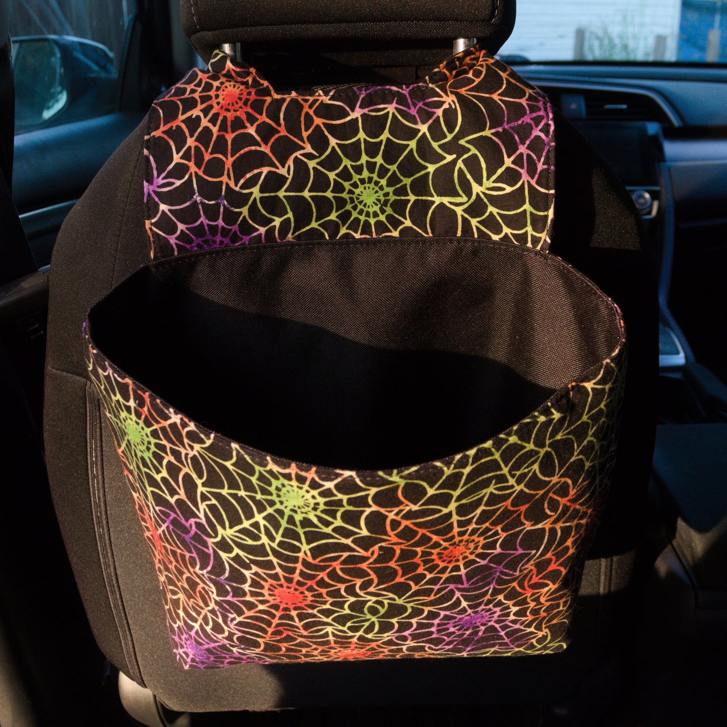 Spider Webs Car Trash Can