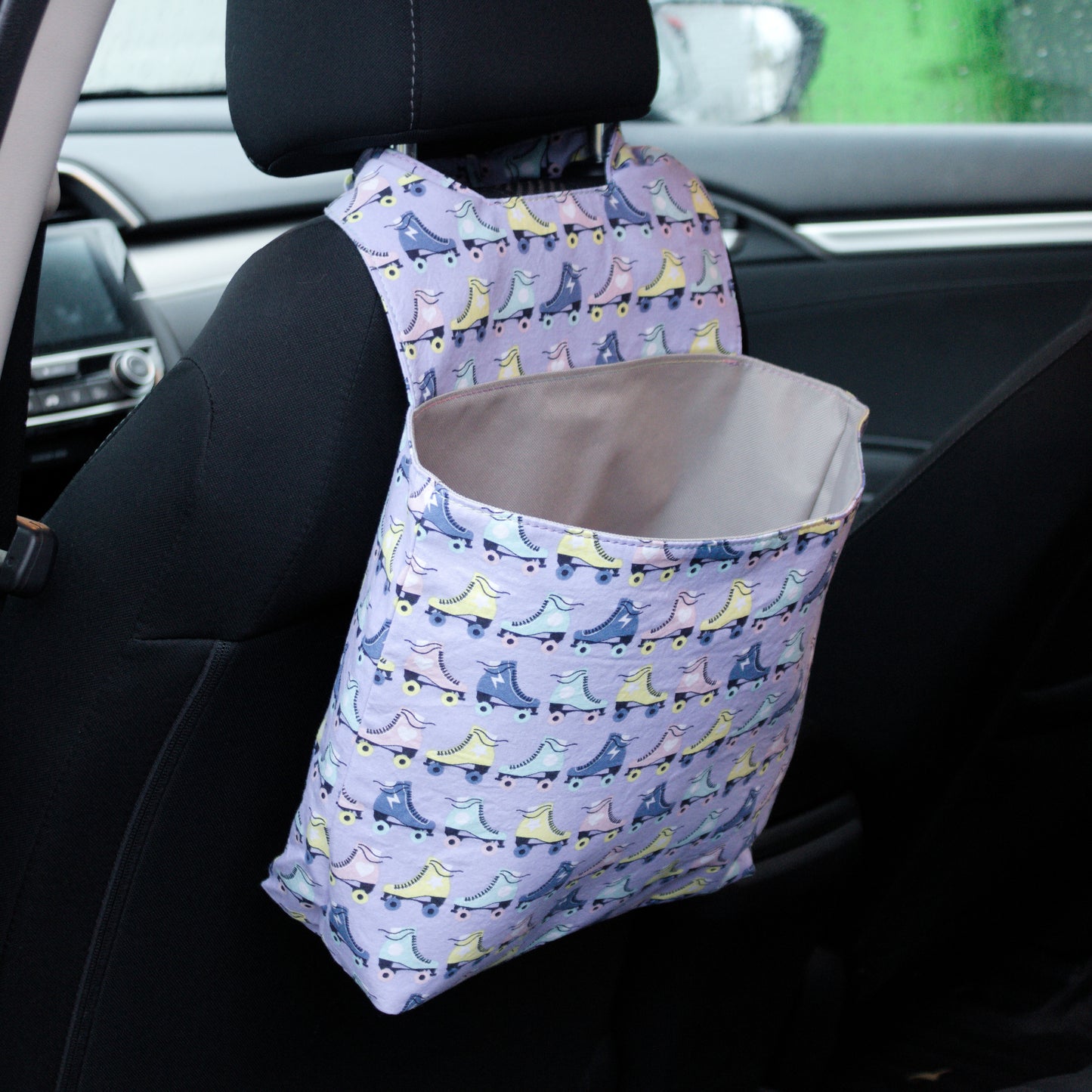 Roller Skates Car Trash Can