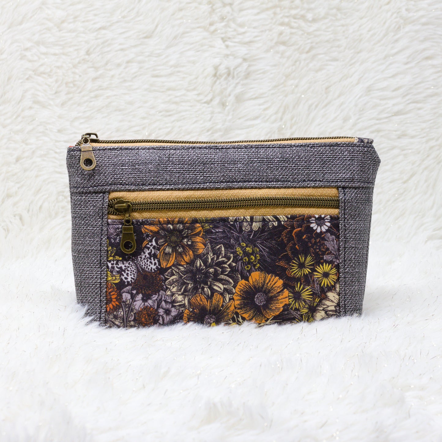 Autumn Flowers Devon Pouch