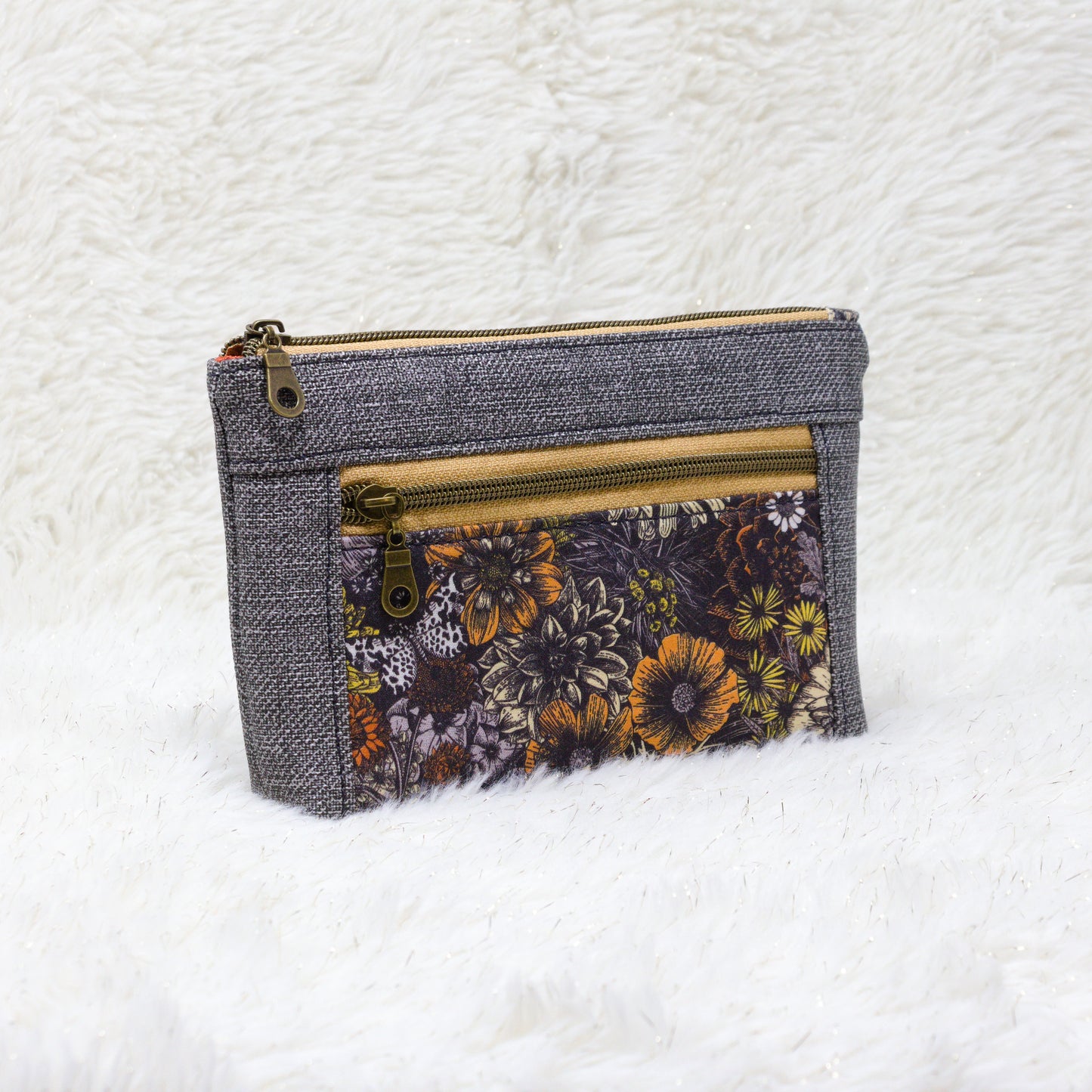 Autumn Flowers Devon Pouch