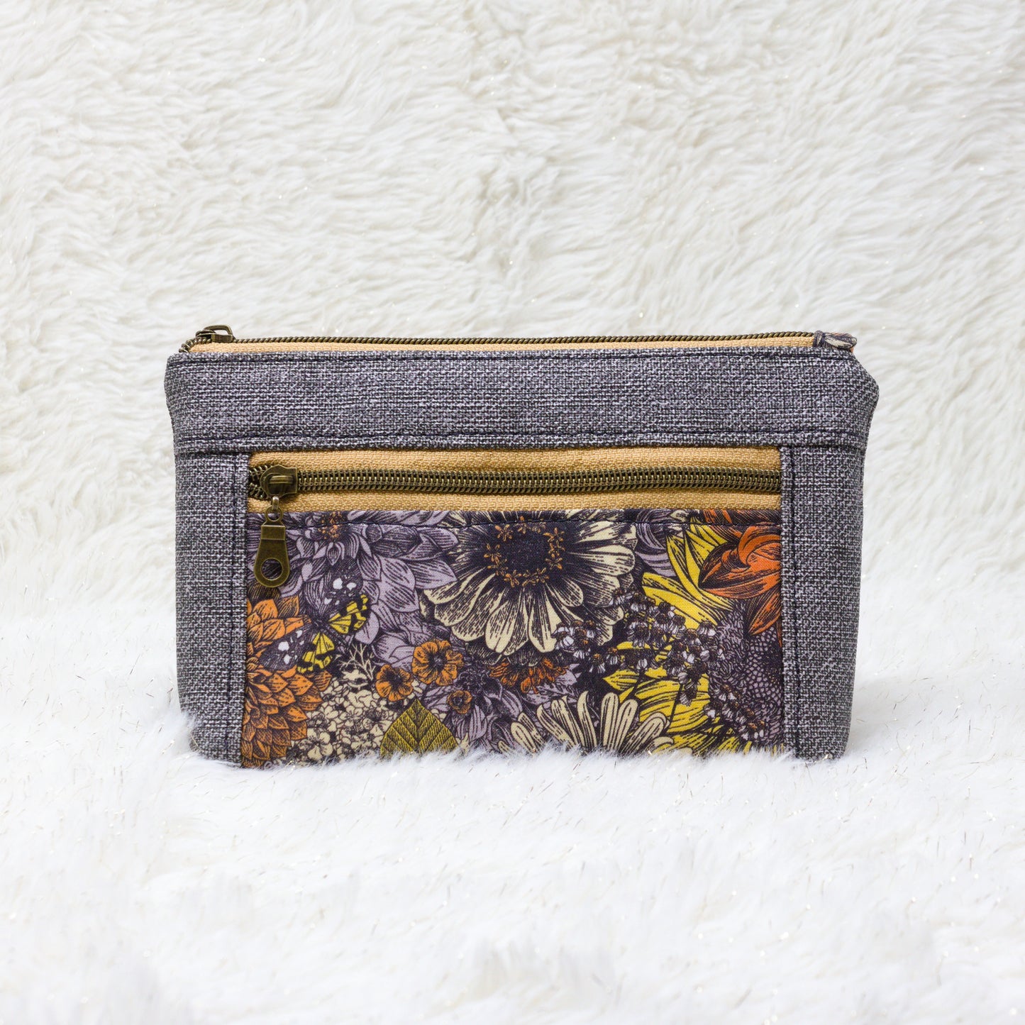 Autumn Flowers Devon Pouch