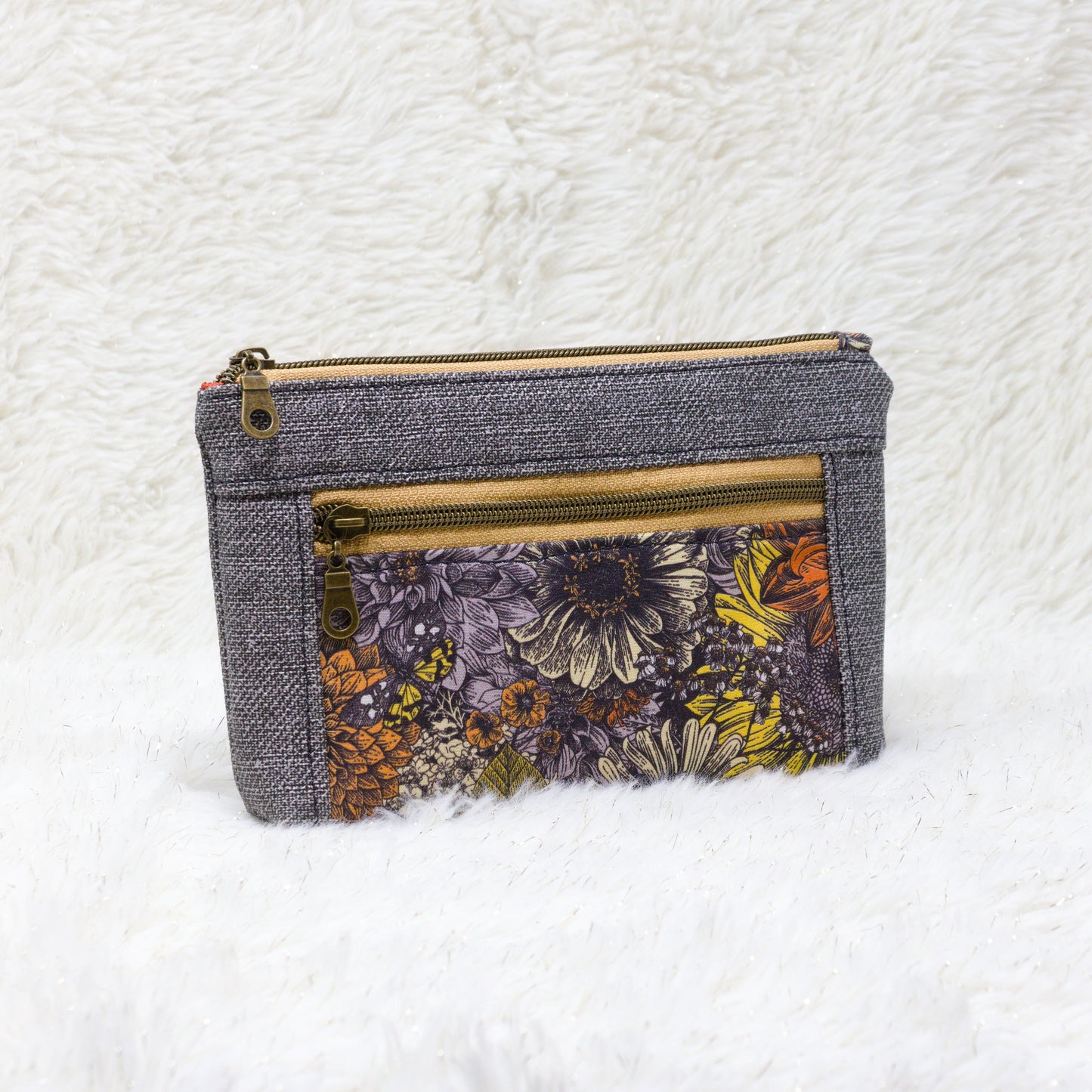 Autumn Flowers Devon Pouch