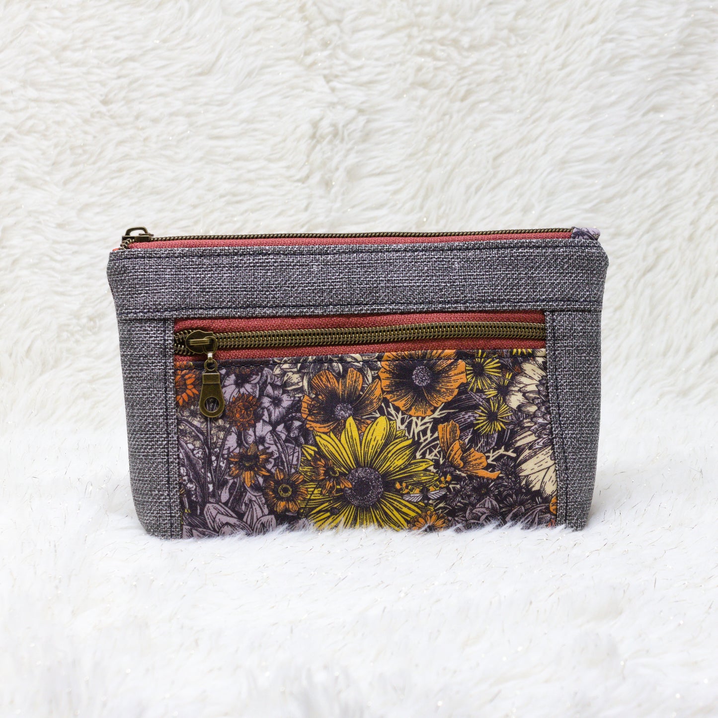 Autumn Flowers Devon Pouch