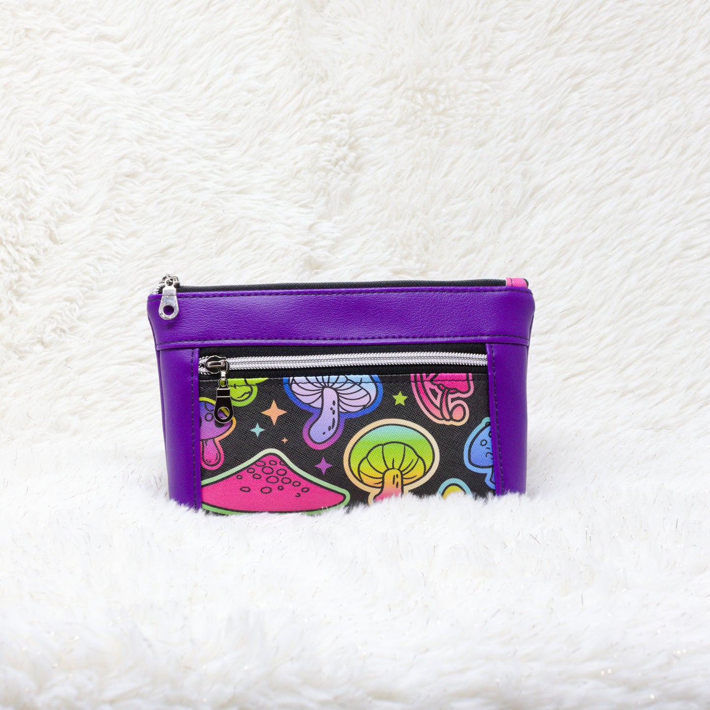 Neon Shrooms Devon Pouch