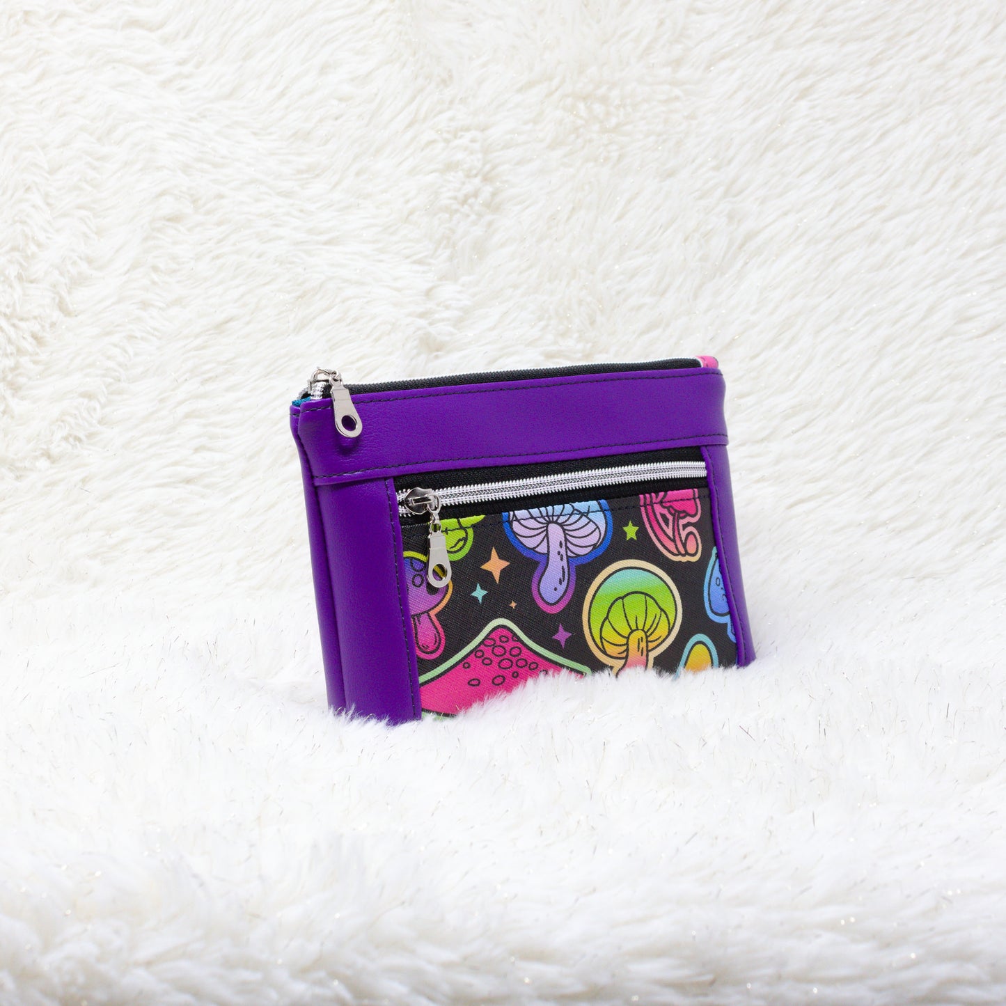 Neon Shrooms Devon Pouch