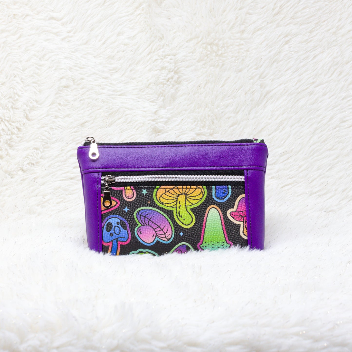 Neon Shrooms Devon Pouch