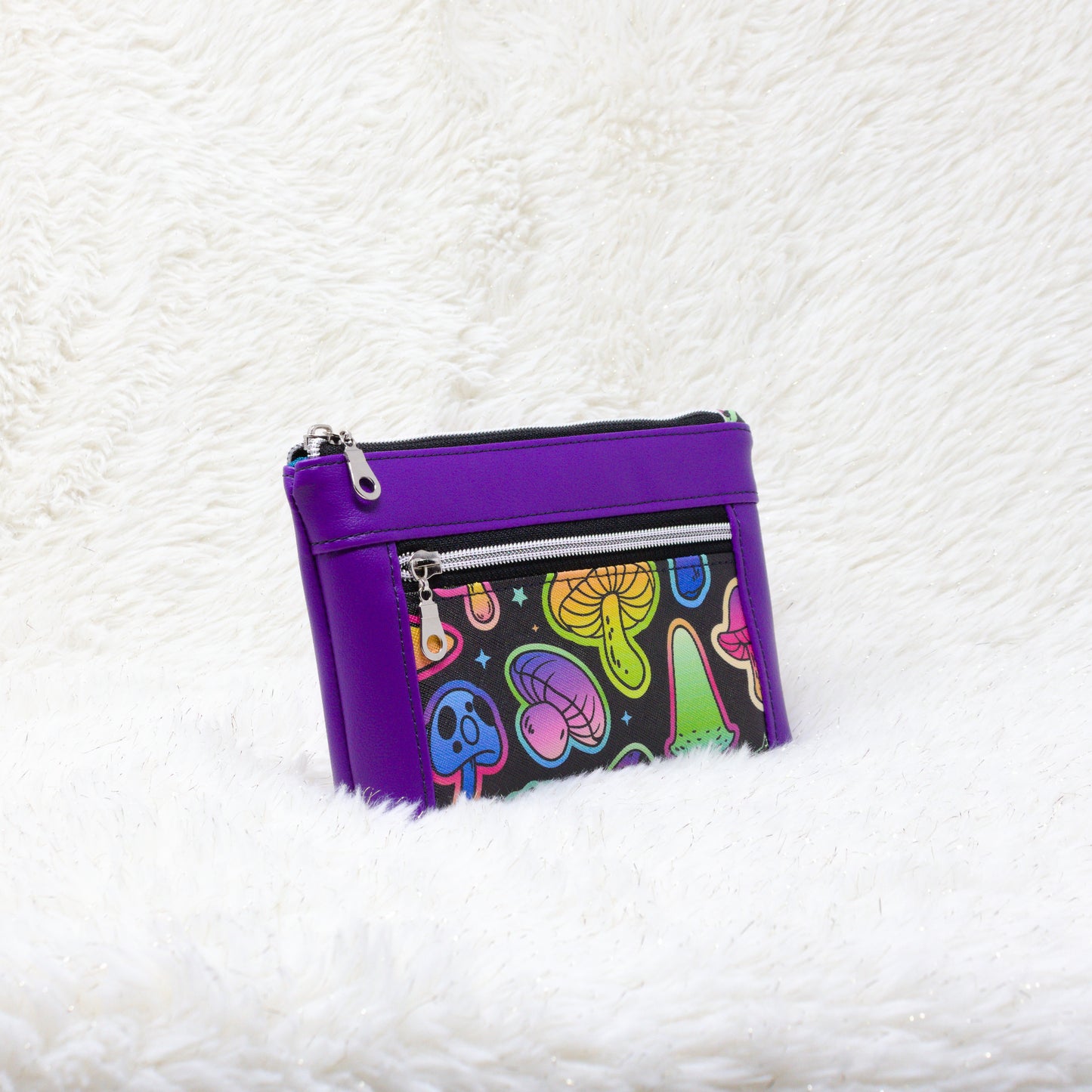Neon Shrooms Devon Pouch