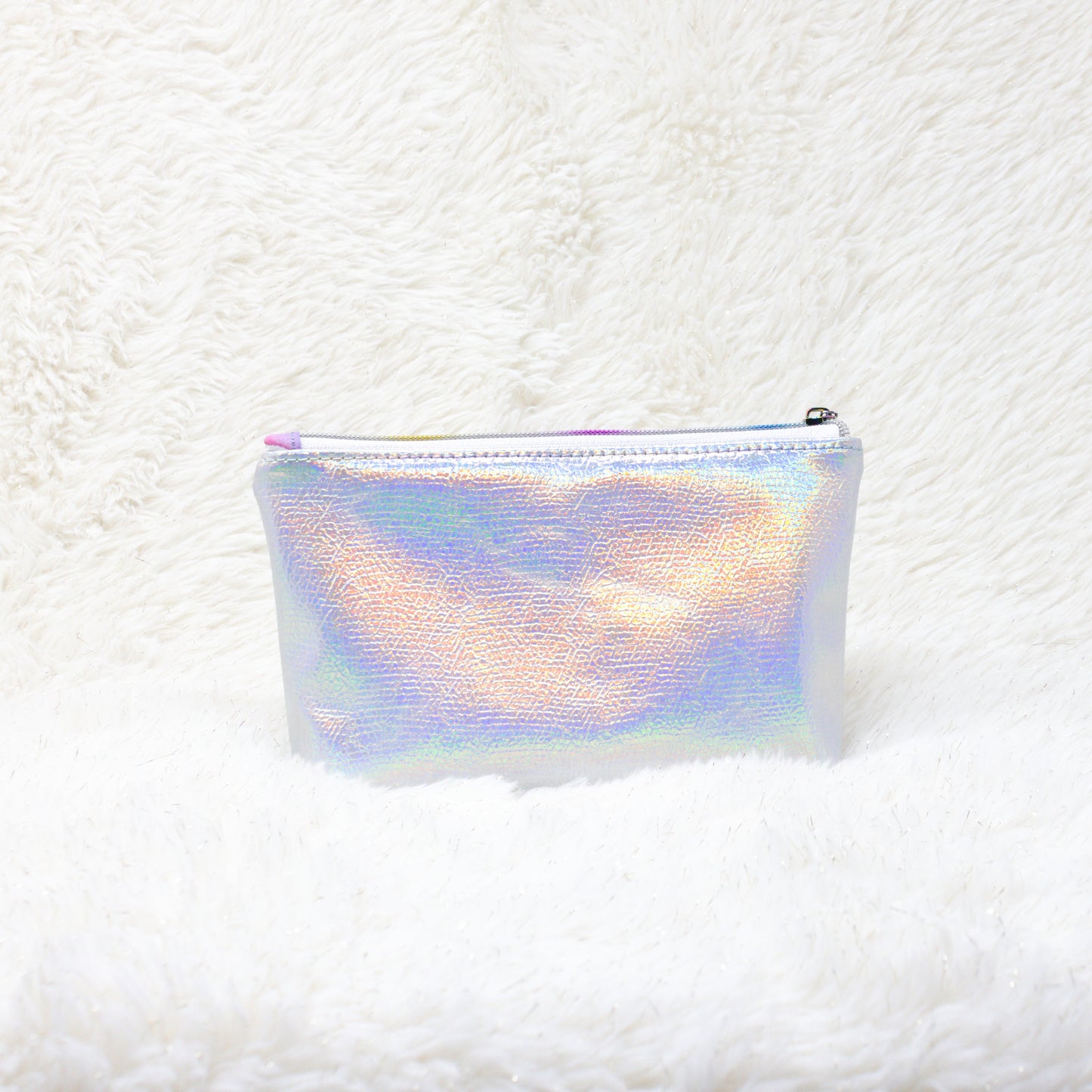 Metallic Heart Devon Pouch