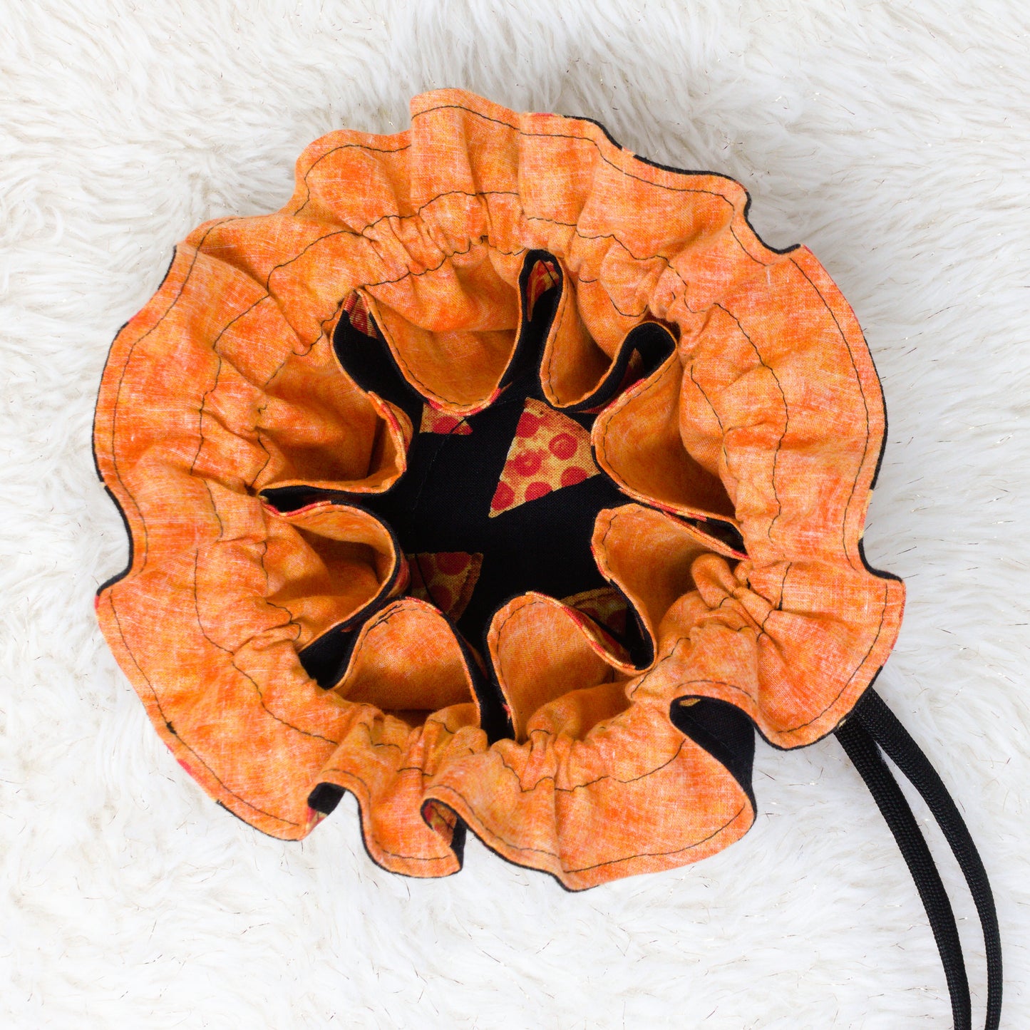 Pizza Dice/Jewelry Bag