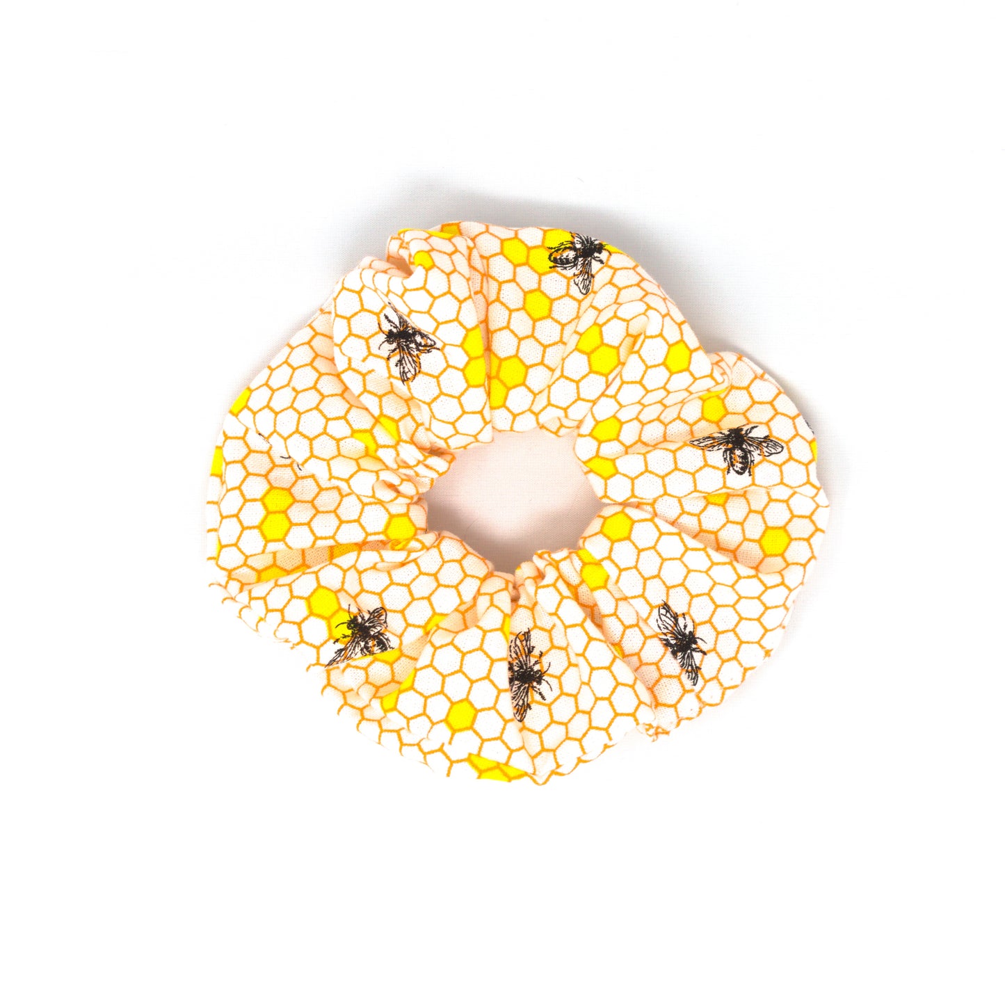 Honeycomb Bumblebee Scrunchie