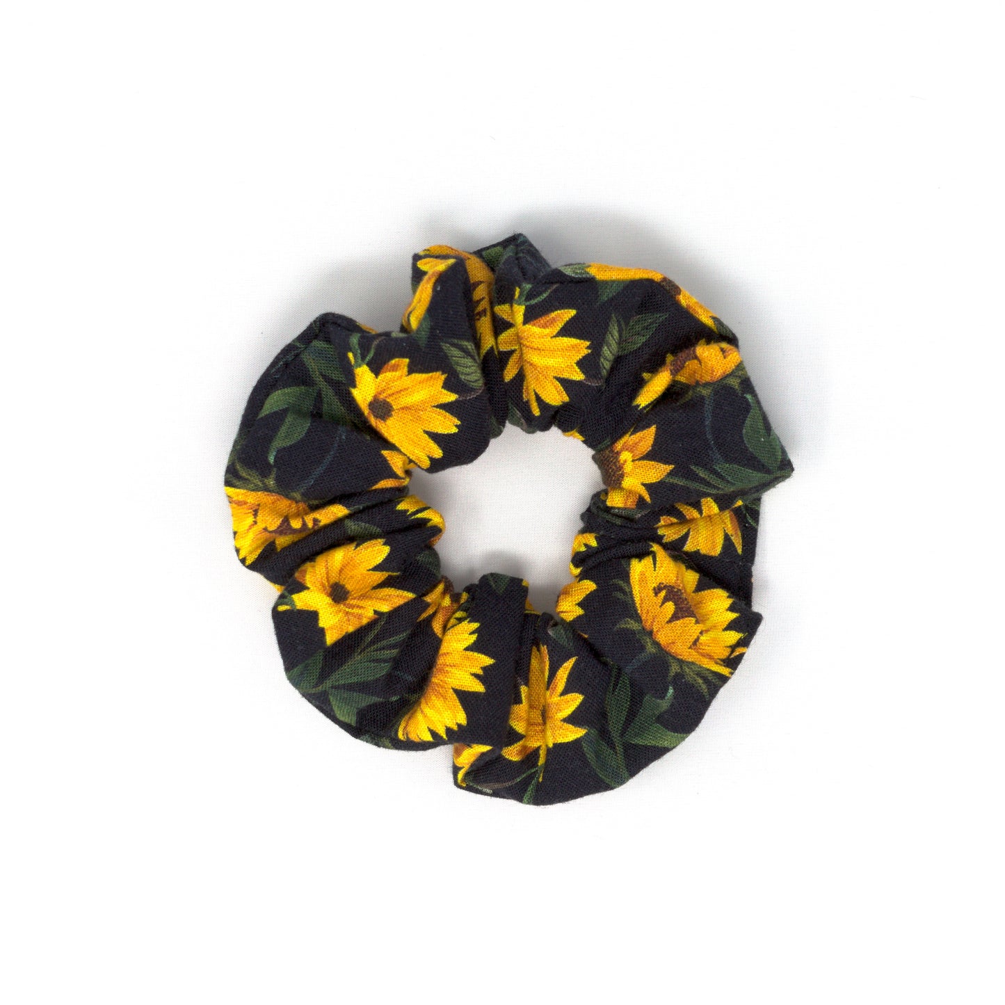 Dark Sunflower Scrunchie