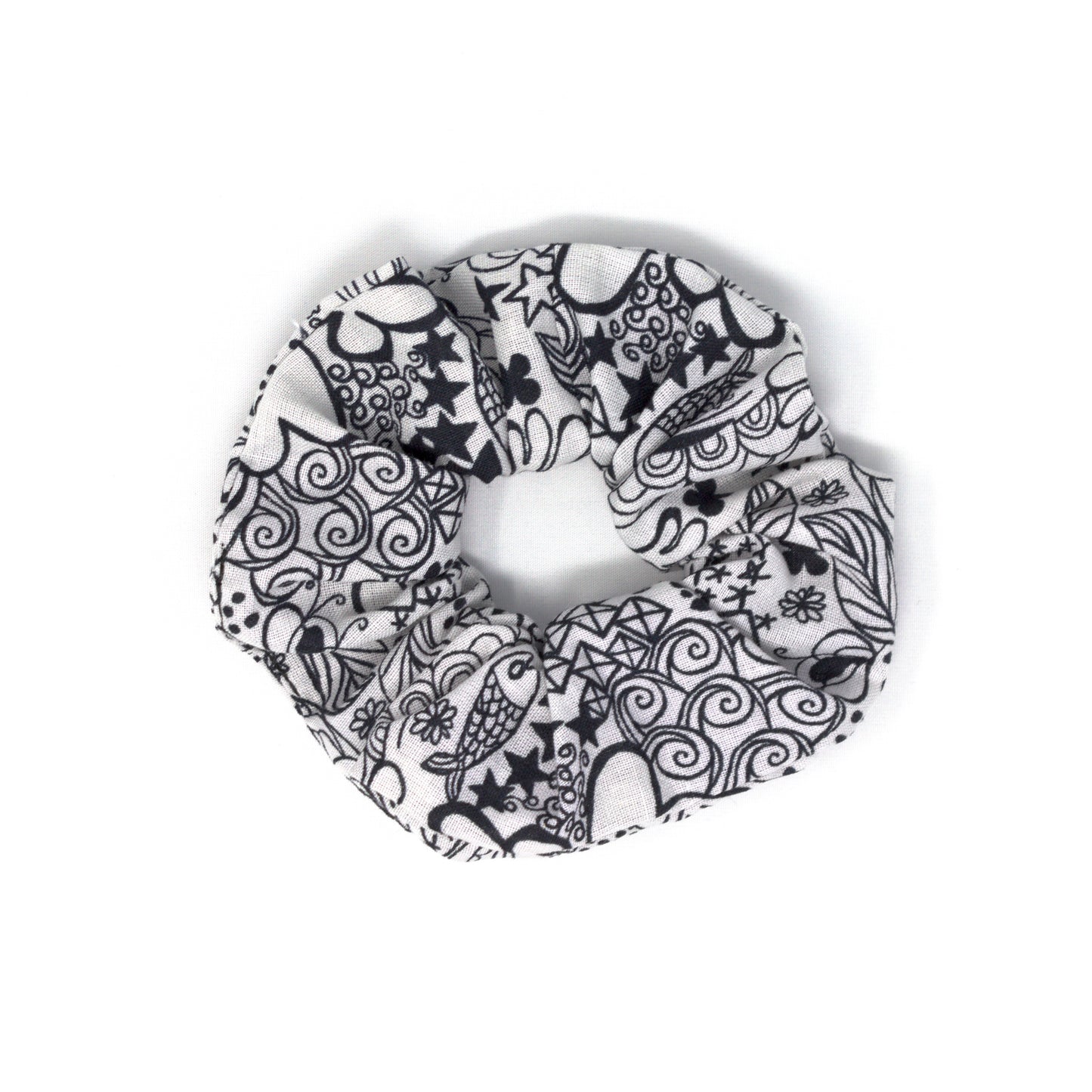 Notebook Doodle Scrunchie