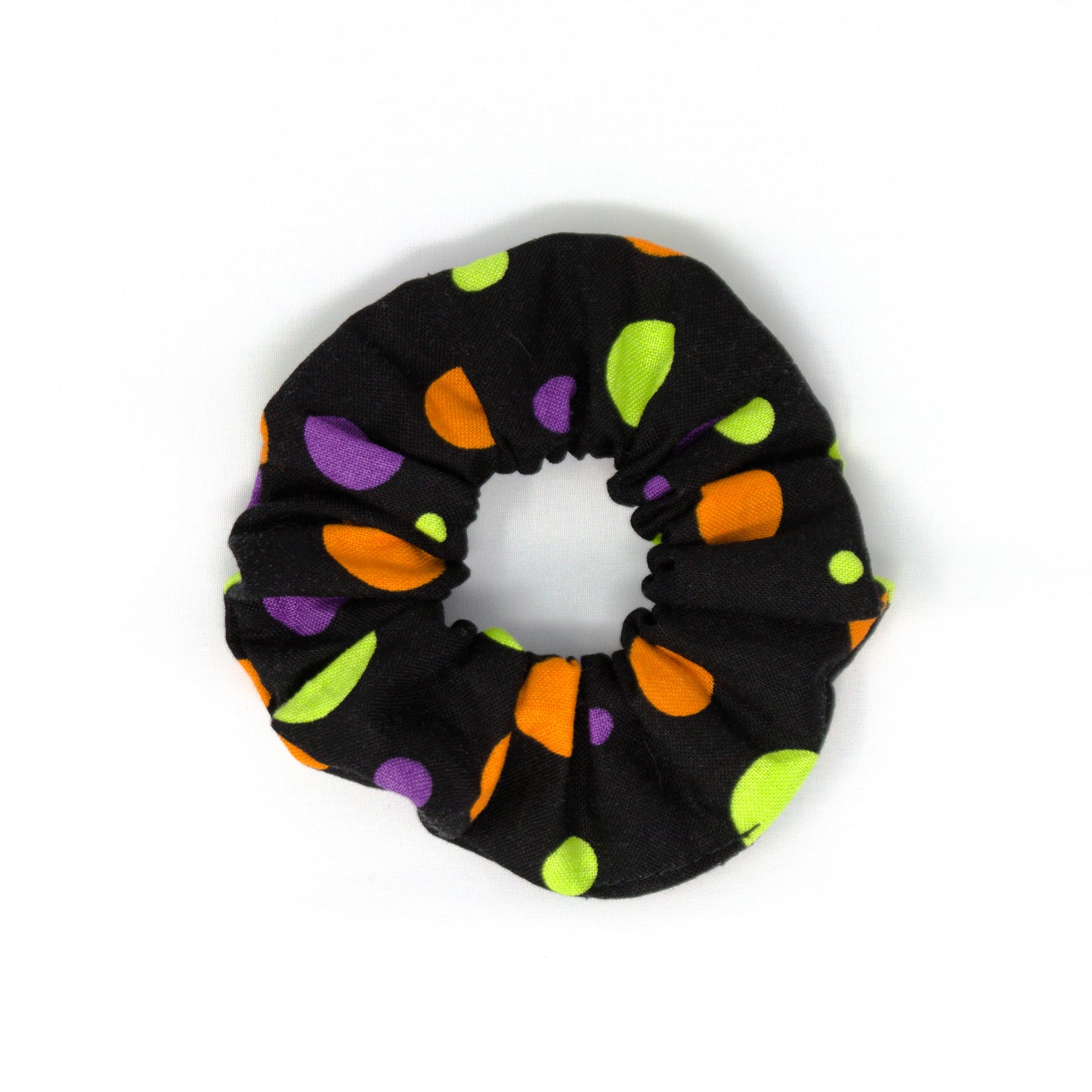 Halloween Dots Scrunchie