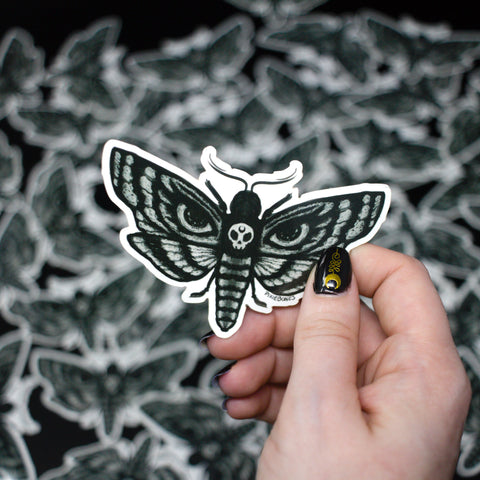 Death's Head Moth Sticker