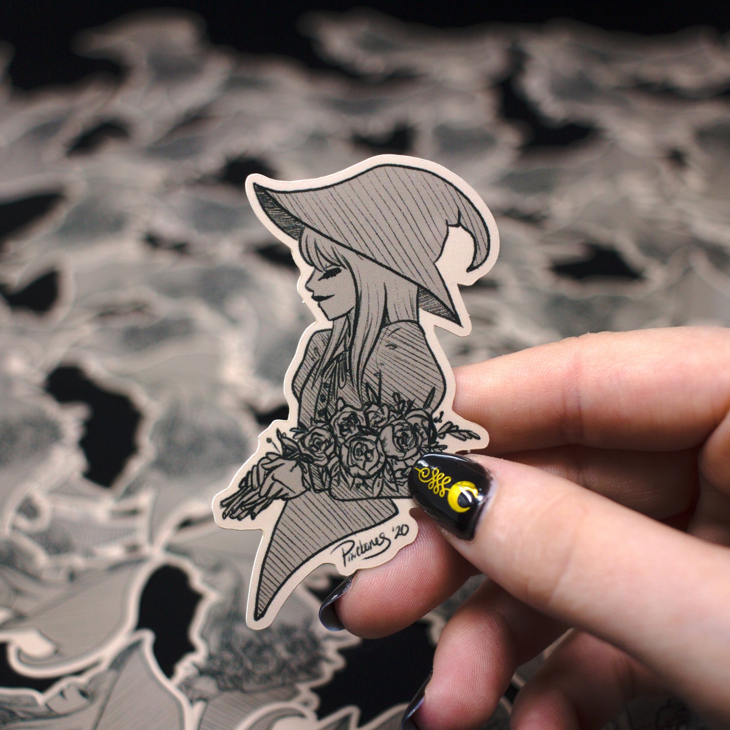 Witch Flowers Sticker