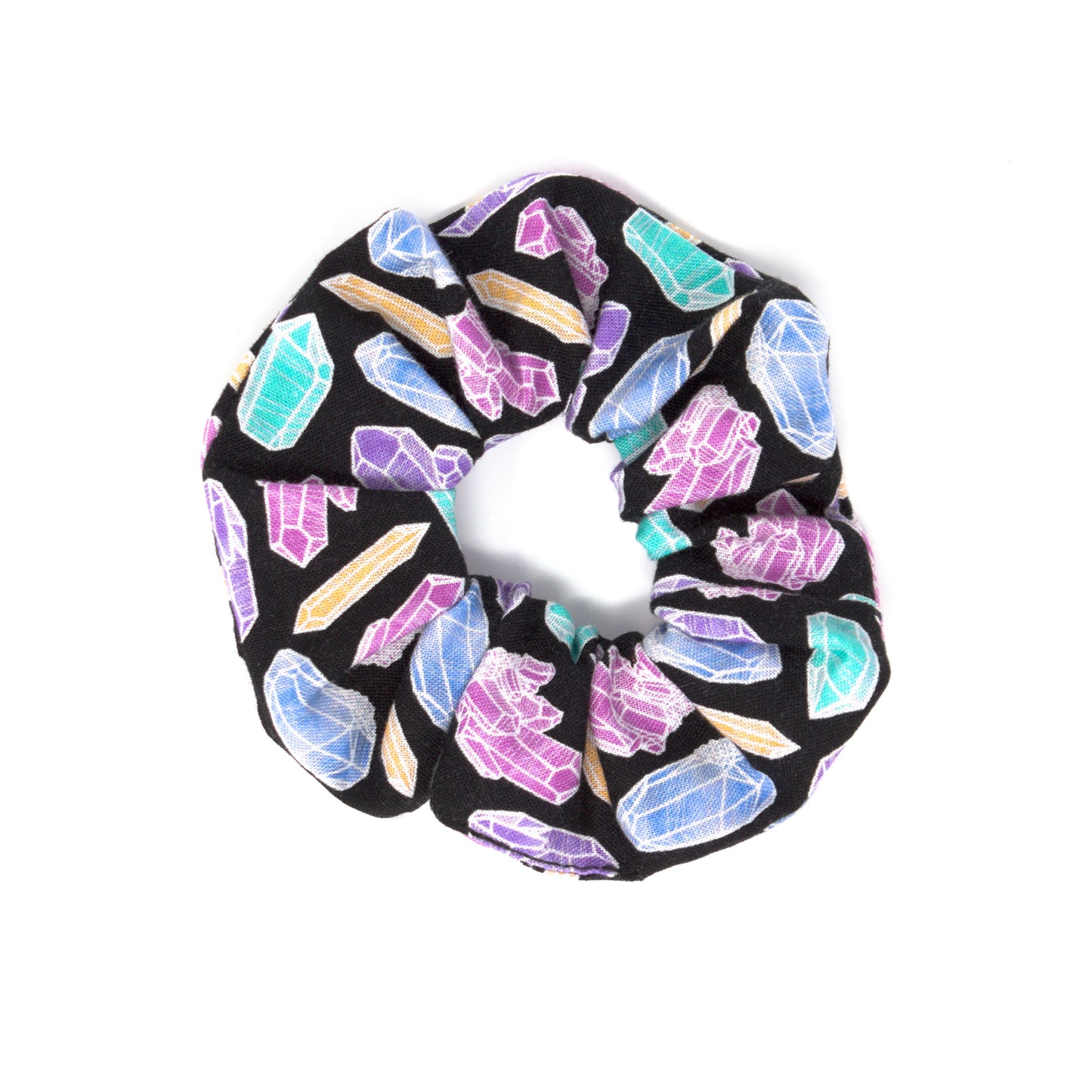 Pastel Crystals Scrunchie