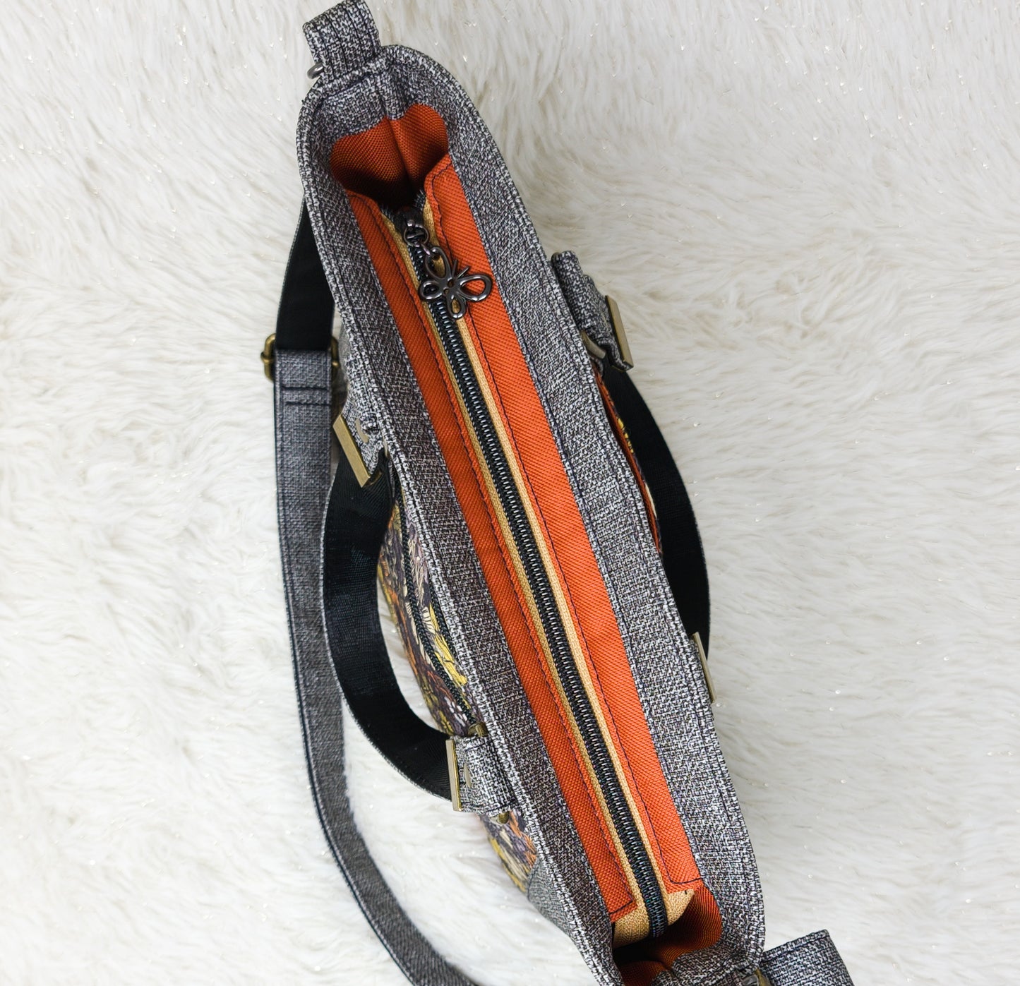 Autumn Flowers Apothecary Handbag