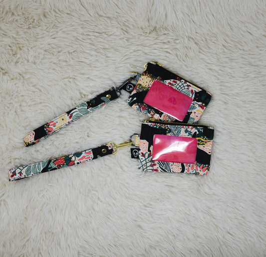 Black Cat Garden Piper ID Wallet