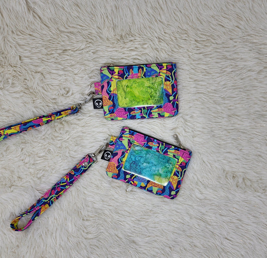 Trippy Dippy Mushrooms Piper ID Wallet