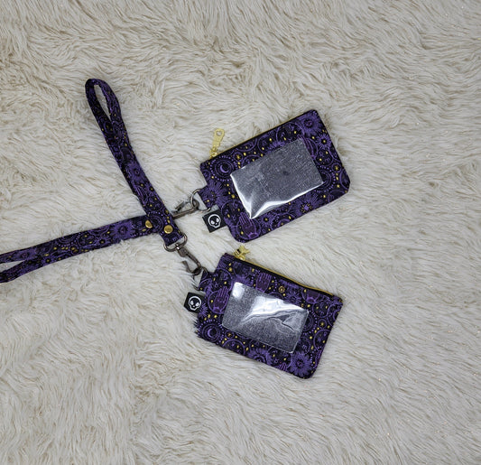 Purple Celestial Piper Id Wallet