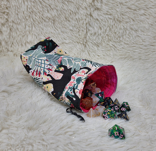 Black Cat Garden Dice Bag