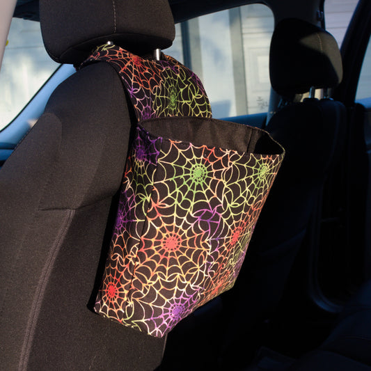 Spider Webs Car Trash Can