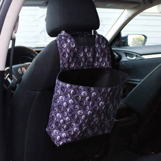 Moon Phase  Car Trash Can