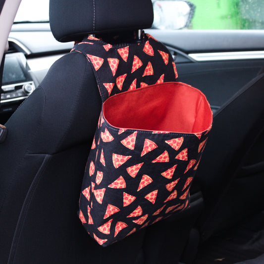 Pizzas Car Trash Can