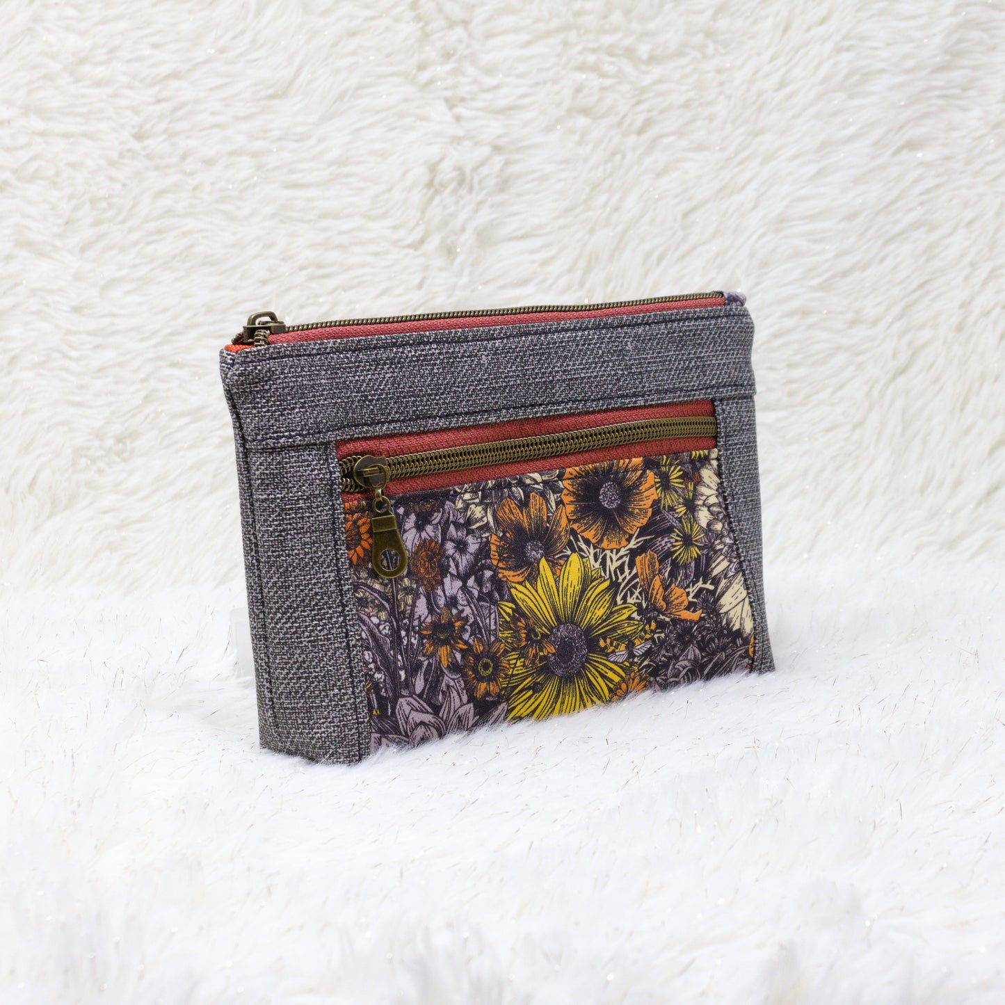 Autumn Flowers Devon Pouch