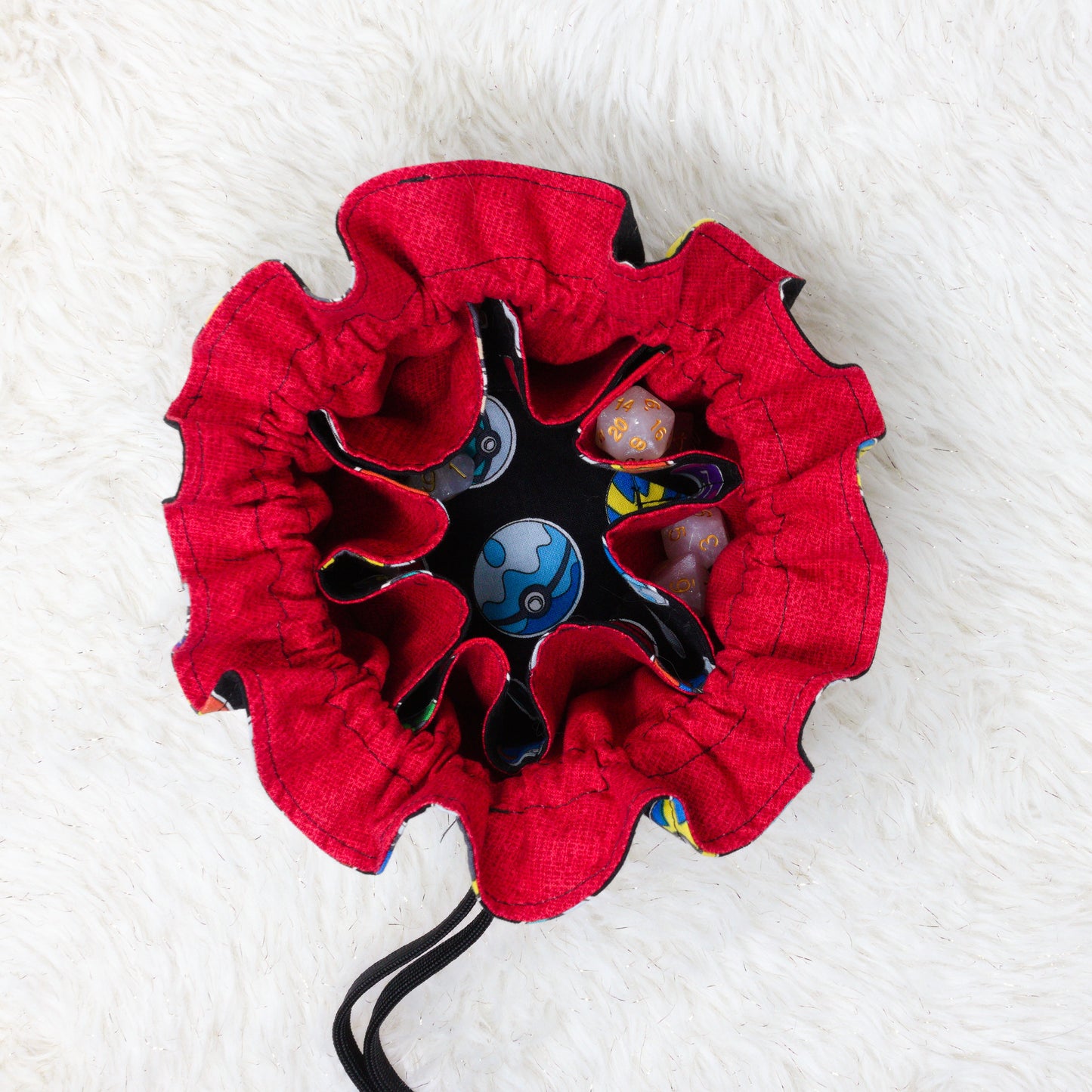 Pokeball Dice/Jewelry Bag