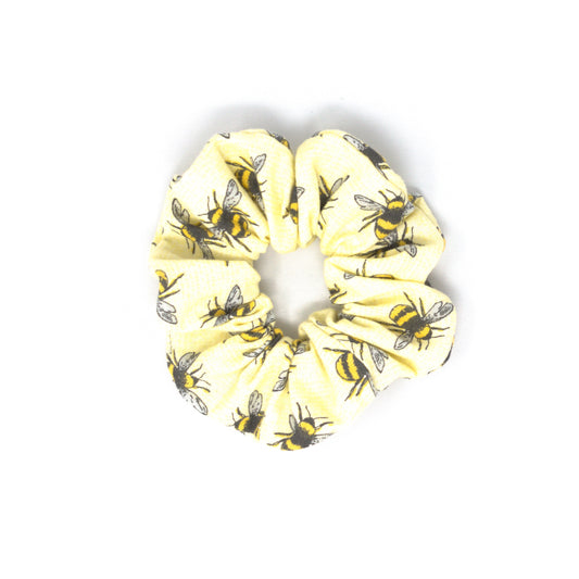 Yellow Bumblebee Scrunchie