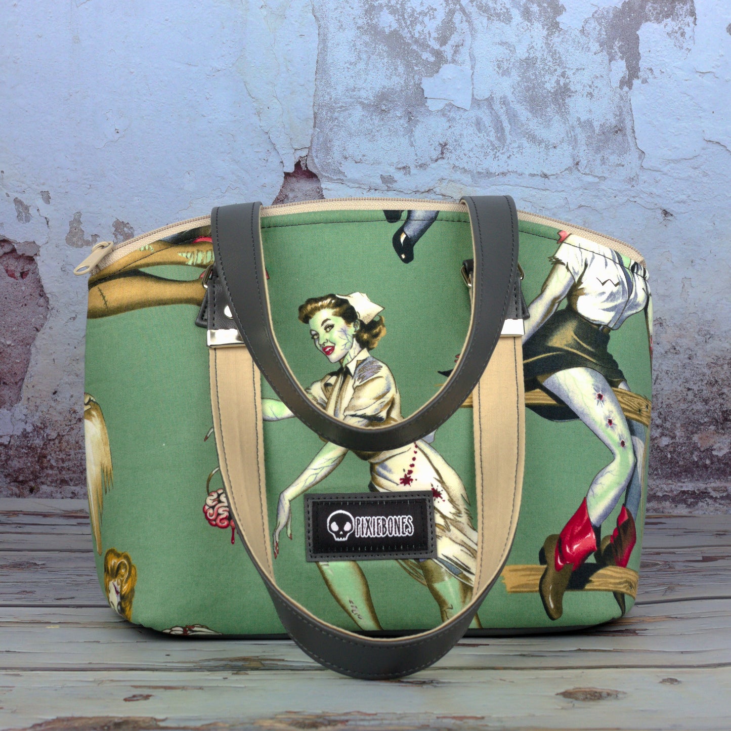 Pinup Zombies Lola Domed Handbag