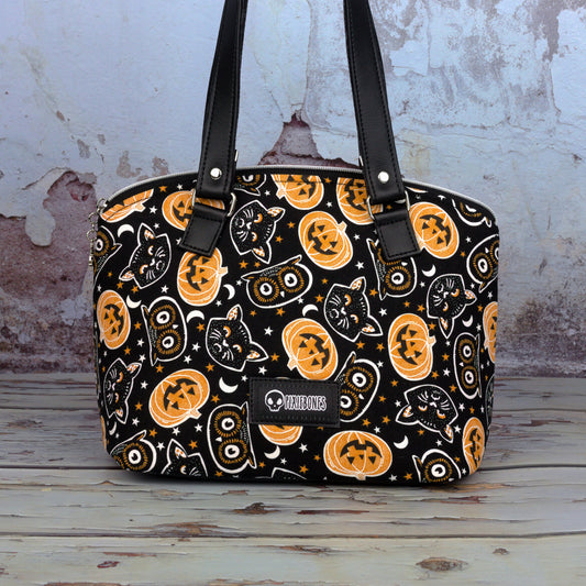 Dark Retro Halloween Lola Handbag