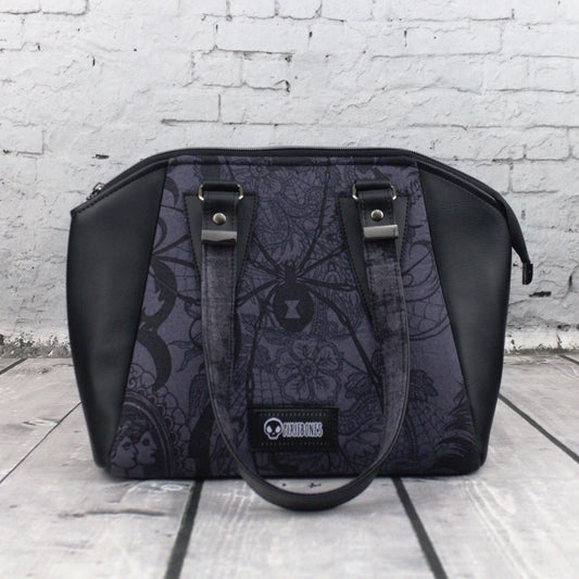 Dark Black Widow Annette Handbag