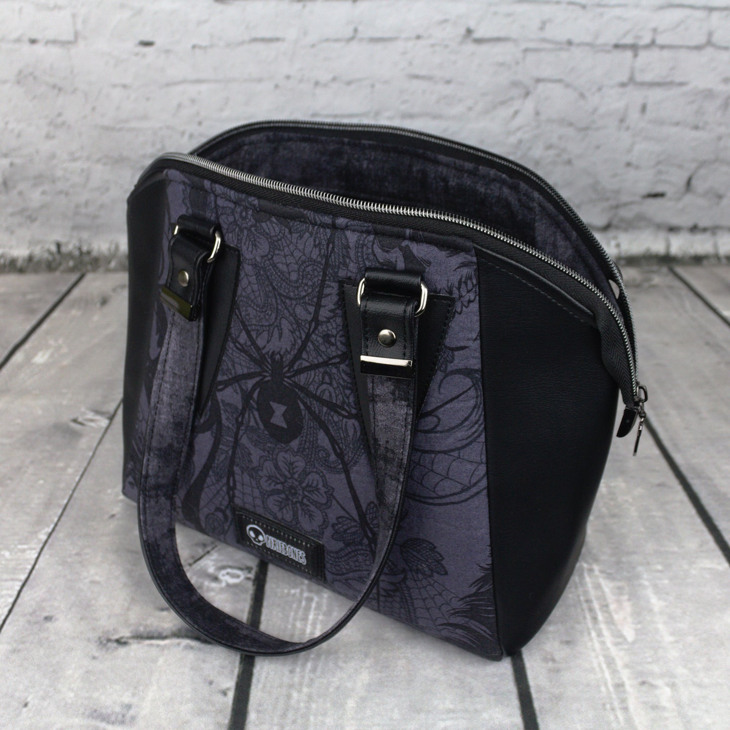 Dark Black Widow Annette Handbag