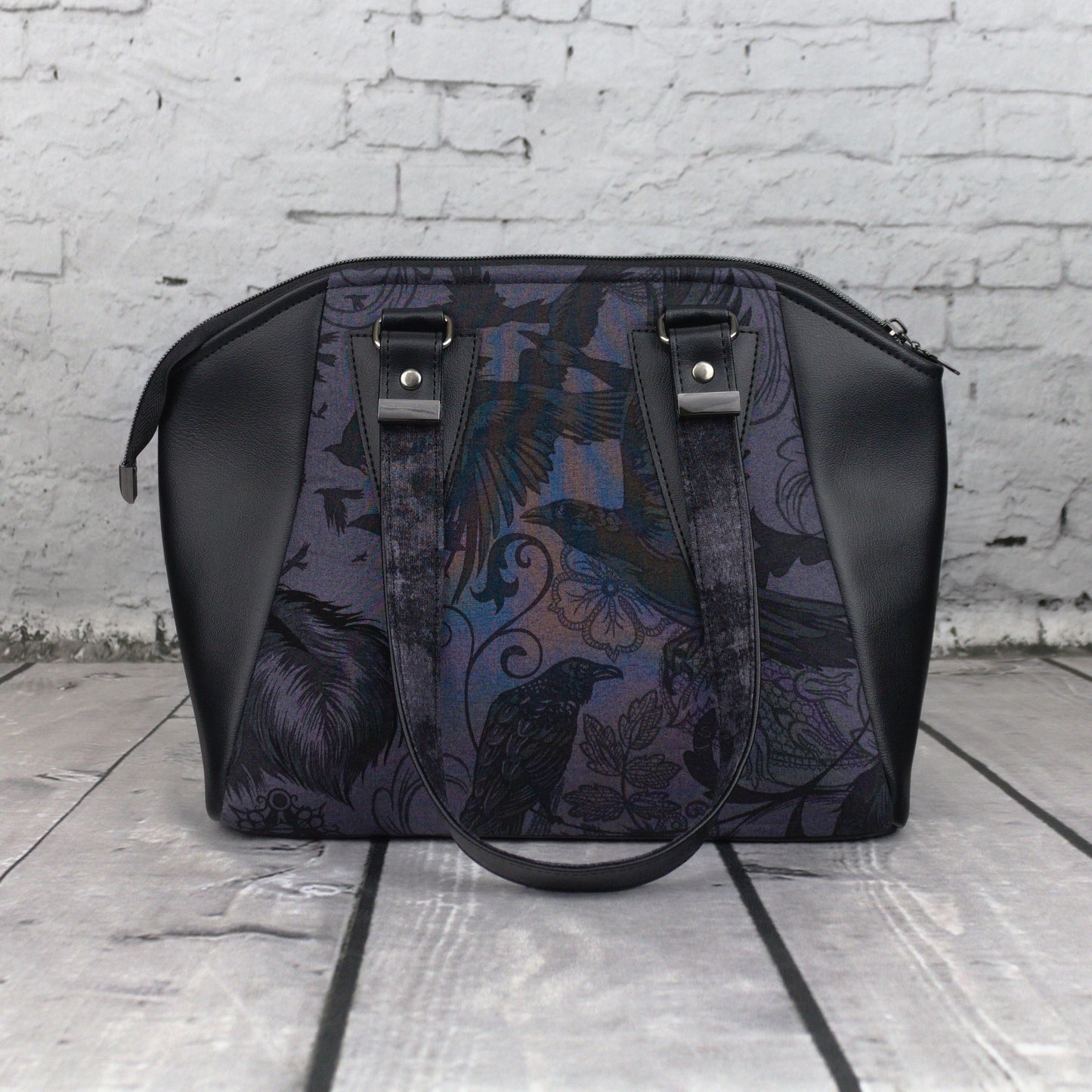 Dark Black Widow Annette Handbag
