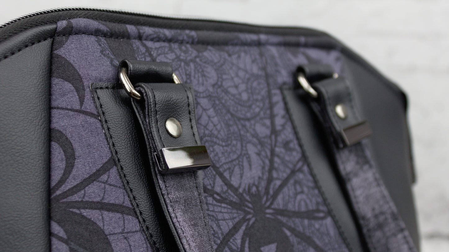 Dark Black Widow Annette Handbag