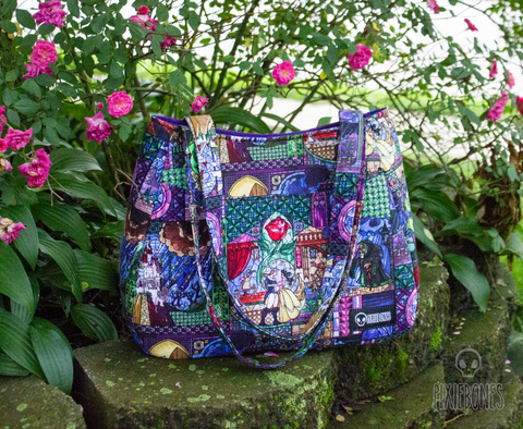 Beauty & the Beast Stained Glass Ethel Tote